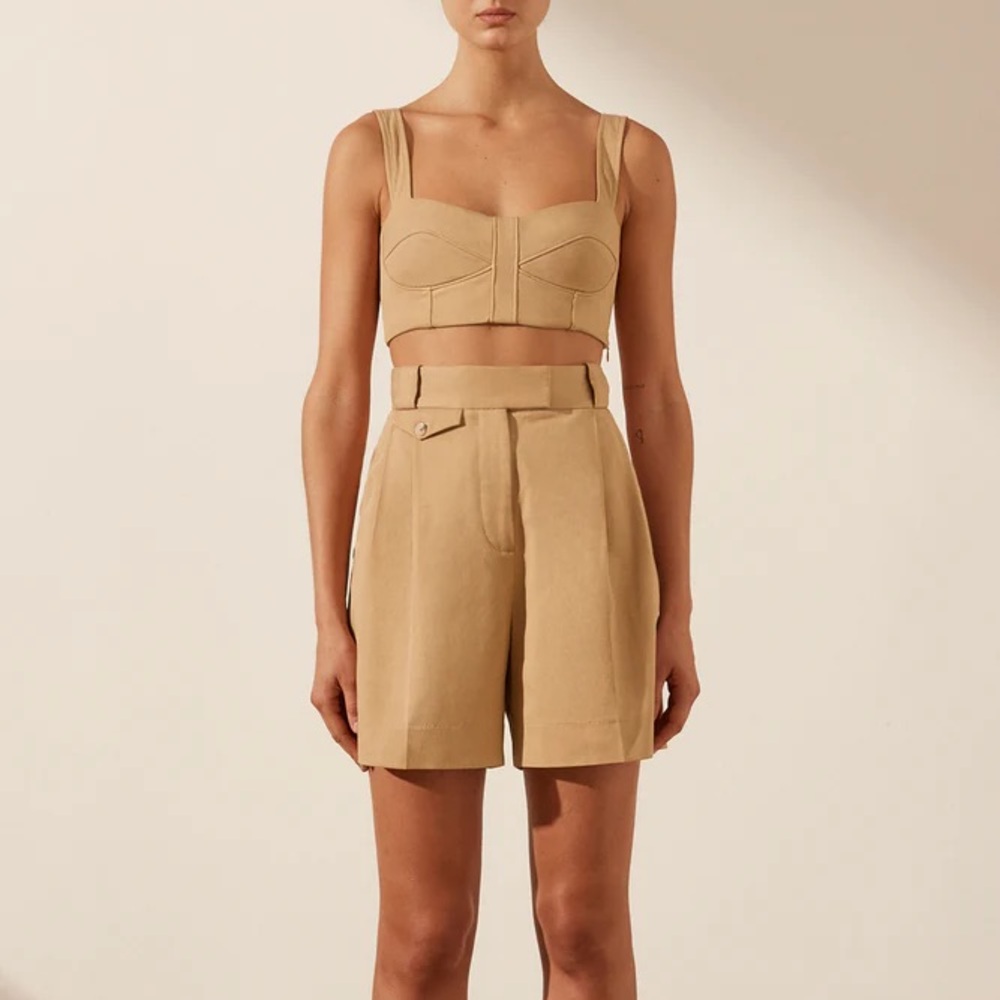 Shona Joy Sara Tailored Wide Leg Shorts